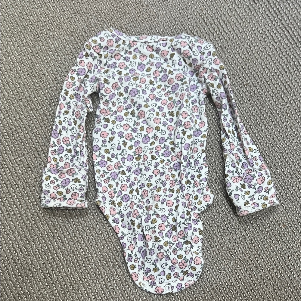 Carter's Multicolor Floral Bodysuit with matching Leggings - Picture 7 of 9